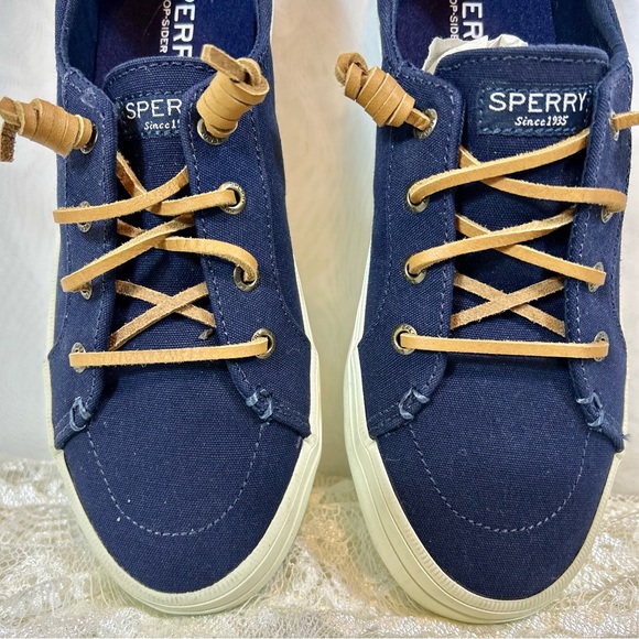 New Women’s Navy Blue Sperry Top Sider Shoes / Sz 7.5 - Picture 10 of 11